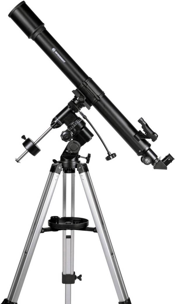 Bresser Optik Lyra 70/900 mm EQ Lencsés teleszkóp Akvatoriális Akromatikus Nagyítás 45 - 675 x