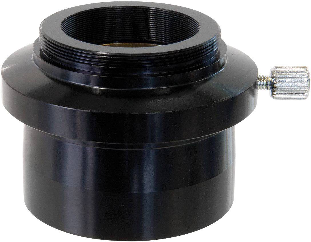 Egy matt, fekete fémből készült adapter, oldalsó csavarrögzítéssel. Különböző optikai eszközöket köt össze.