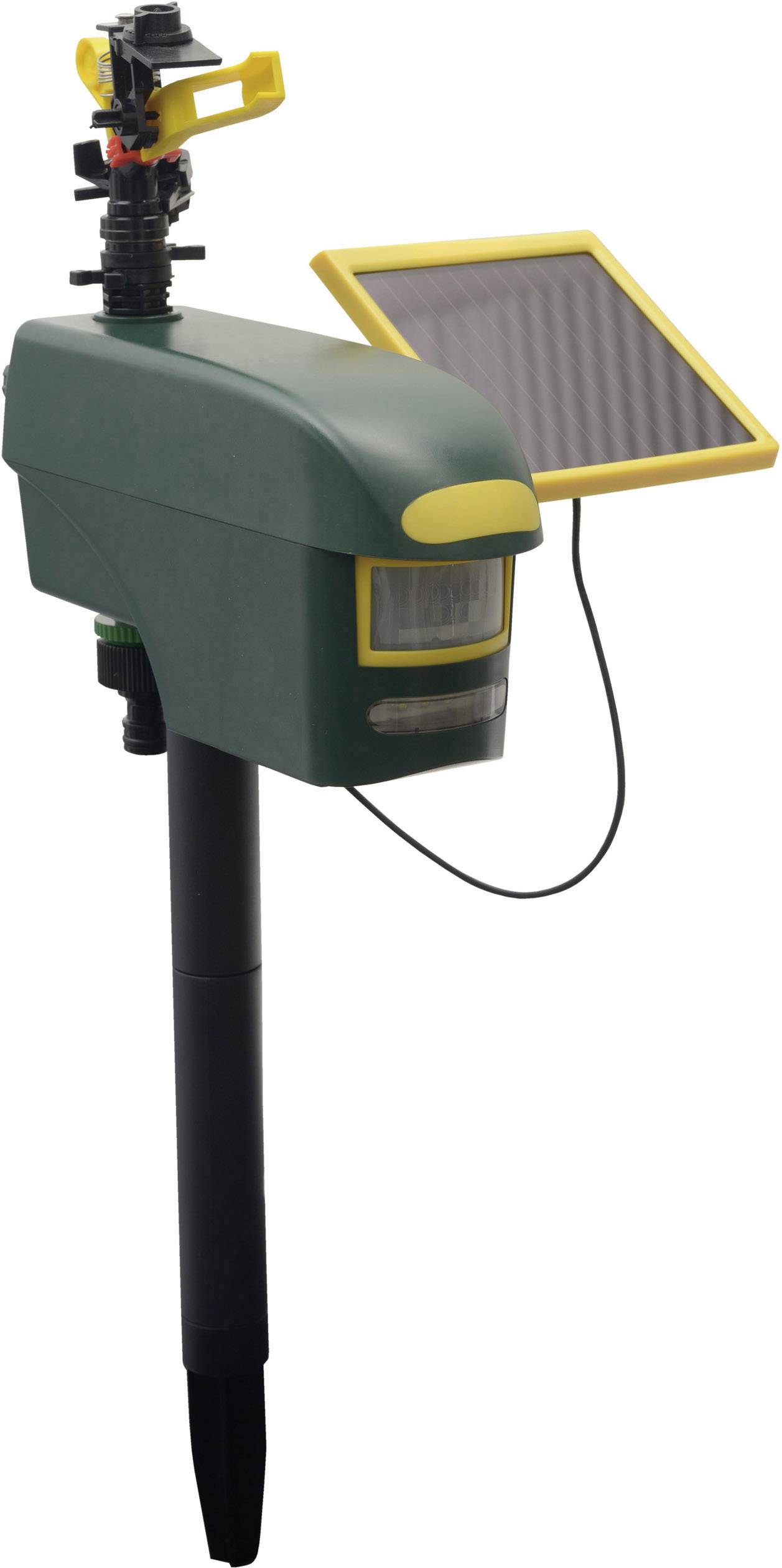 Napelemes, mozgásérzékelős vízsugaras kutya-, macska-, madár- és egyéb állatriasztó, Gardigo-1