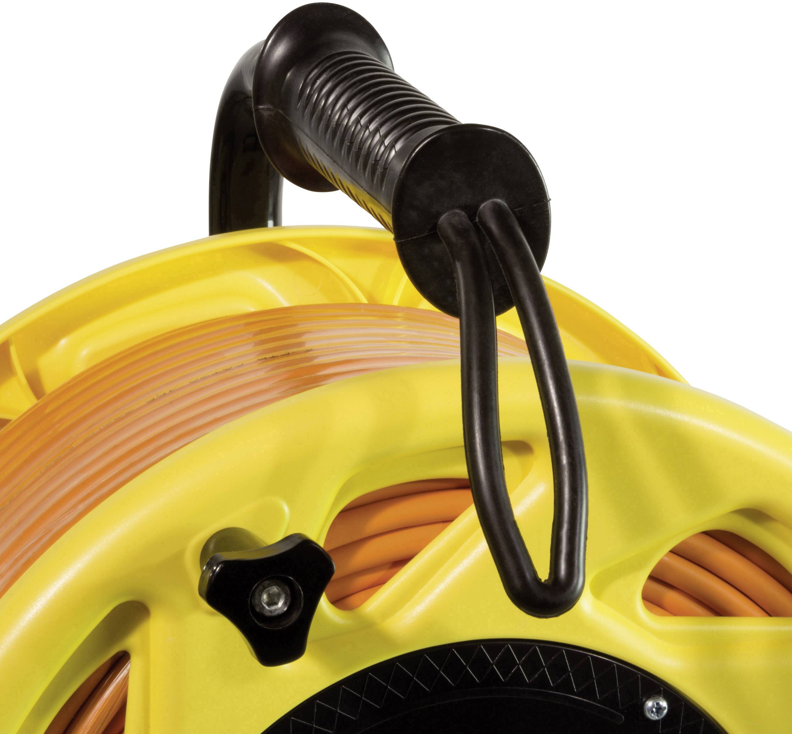 RJ45 hálózati LAN kábel, kábeldobra feltekerve 90 m CAT 6A S/FTP Narancs színű LogiLink CQ5090S-2