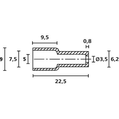HellermannTyton OP4827 PE NA 2000 Védősapka   Szorítási átmérő (max.) 7.5 mm  Polietilén Átlátszó 1 db
