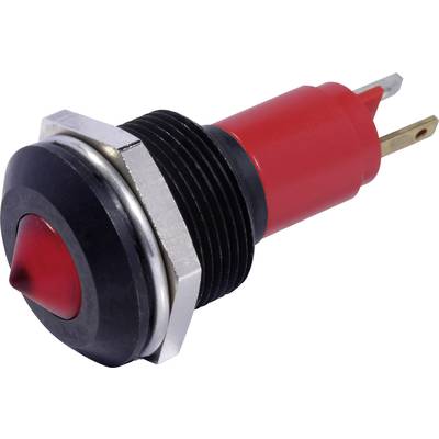 LED-es jelzőlámpa IP67 19 mm  piros 24 V