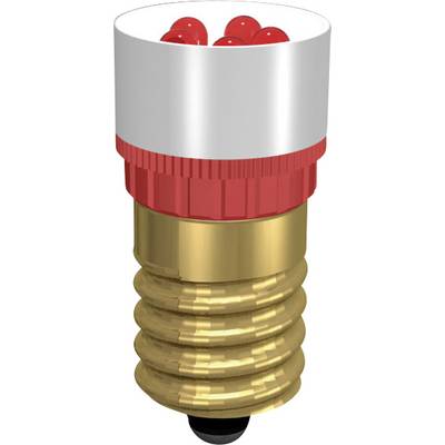 LED fényszóró, Signal Construct MCPE145368, 230 V DC/AC, foglalat: E14, piros