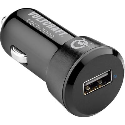 Szivargyújtó USB töltő adapter 12-24V/5V (max.) 3000 mA Voltcraft Qualcomm Quick Charge 3.0 CQCP-3000