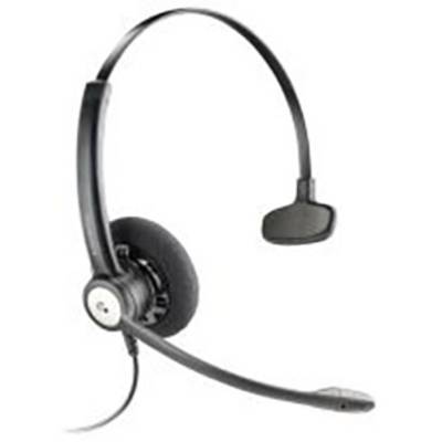 Plantronics Entera QD monaural Telefon  On Ear headset Vezetékes Mono Fekete  