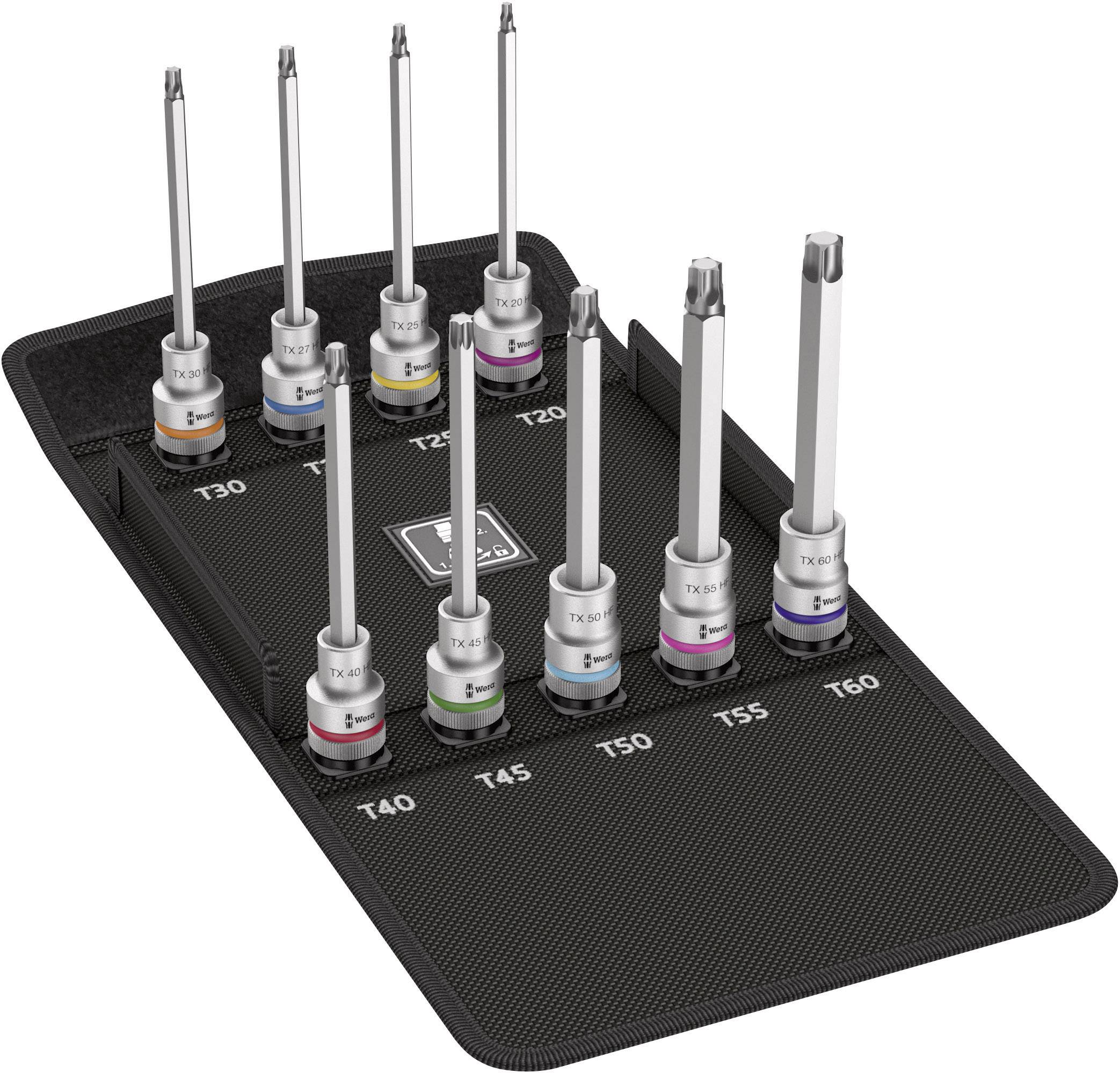 Wera Zyklop Dugókulcs bit betét készlet 1/2 (12,5 mm) 9 részes 05004212001