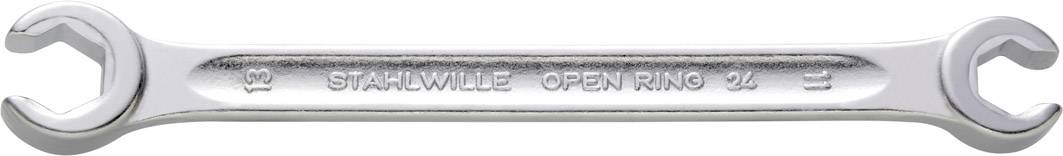 Stahlwille 41081011 24 10 X 11 Nyitott kettős gyűrűskulcs Kulcsszélesség (metrikus) 10 - 11 mm