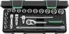 Stahlwille 45/14/5I QR KN 96021180 Dugókulcs készlet 3/8" (10 mm) 19 részes