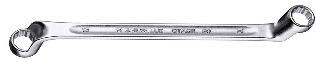 Stahlwille 41041415 20 14 X 15 kettős gyűrűskulcs Kulcsszélesség (metrikus) 14 - 15 mm