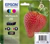 Epson Tinta T2986, 29 Eredeti Kombinált csomag Fekete, Cián, Bíbor, Sárga C13T29864012