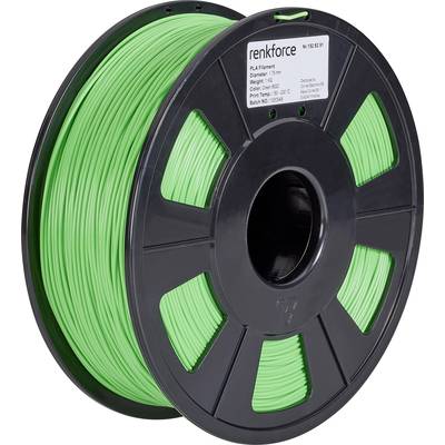 Renkforce RF-4511198  3D nyomtatószál PLA műanyag  1.75 mm 1000 g Zöld  1 db