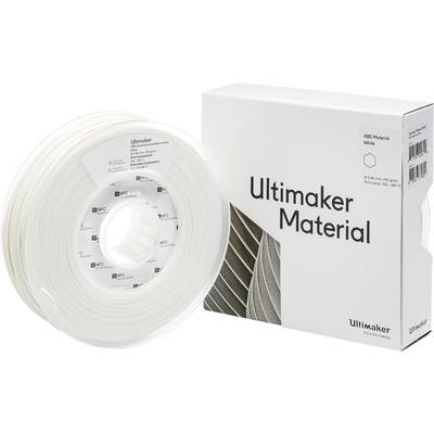 Ultimaker ABS - M2560 White 750 - 206127  3D nyomtatószál ABS műanyag  2.85 mm 750 g Fehér  1 db