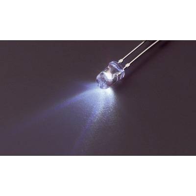 Szuperfényes fehér LED, Nichia 20° 3mm 15000mcd, NSPW300DS