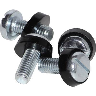 Hammond Electronics 1421SWM50 Tartalék csavar alátét koronggal Acél Ezüst, Fekete 50 db