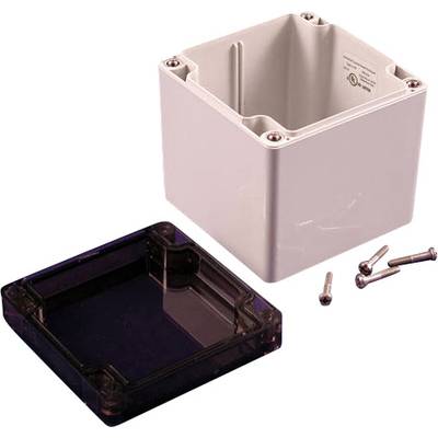 Hammond Electronics 1554EE2GYSL Univerzális műszerdobozok 90 x 90 x 90 Polikarbonát Szürke 1 db
