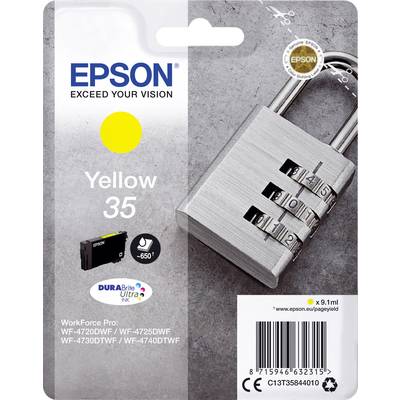 Epson Tinta T3584, 35 Eredeti Sárga C13T35844010
