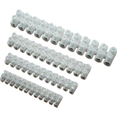 BKL Electronic 073401/10 Sorkapocs hajlékony: - merev: 6-6 mm² Pólusszám: 12 10 db Fehér