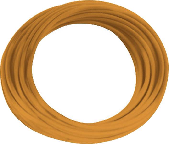BKL Electronic 1502011/10 Huzal H05V-K 1 x 0.75 mm² Narancs 10 m
