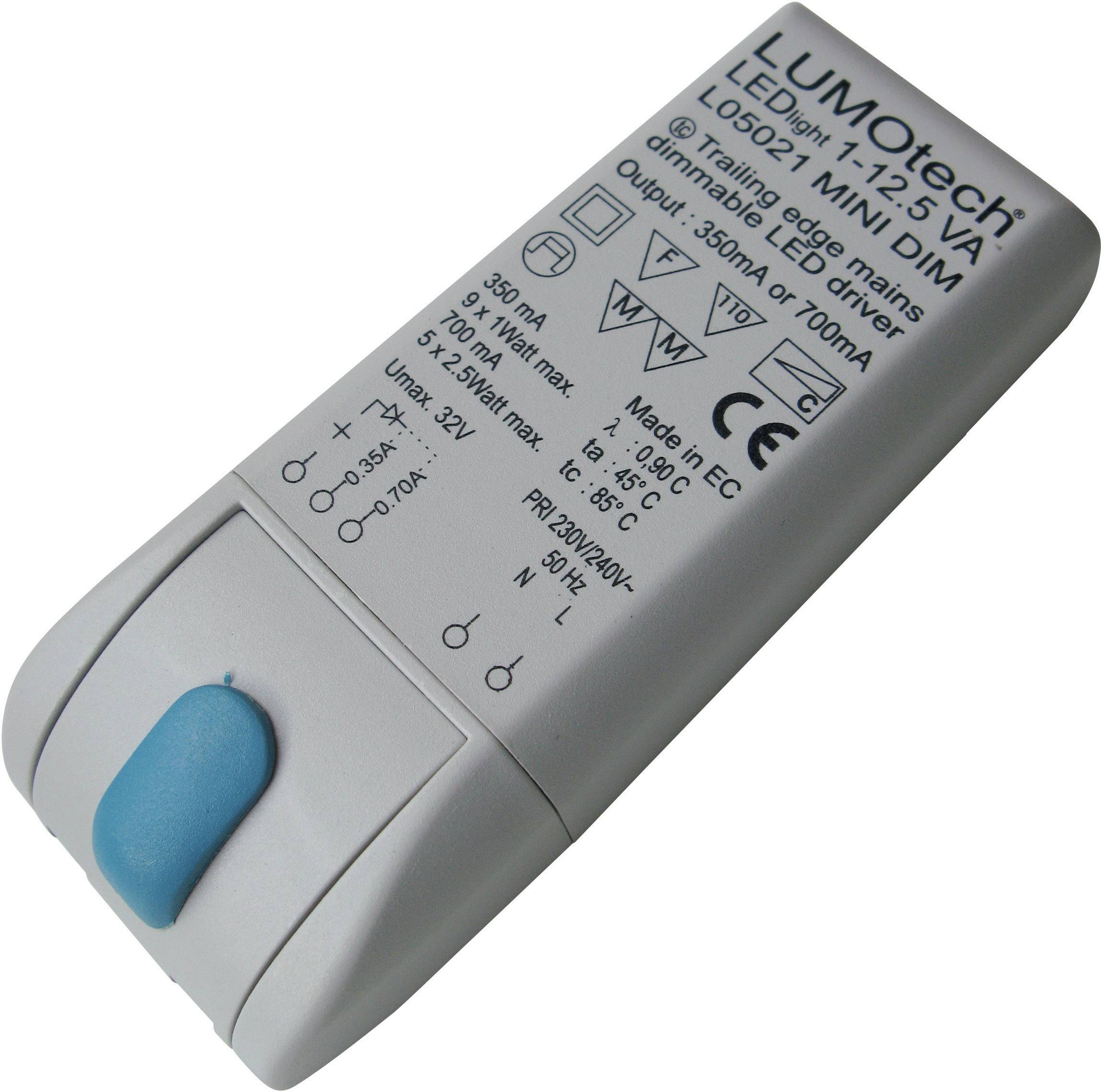 LED konverter, dimmelhető, 350/700 MA