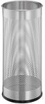 Tartós fém esernyő állvány, kerek 26 x 62 cm (Ø x H) fém, ezüst, exocid gyantával bevonva