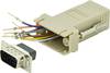 D-SUB adapter D-SUB dugó, 9 pólusú - RJ45 aljDigitus1 db