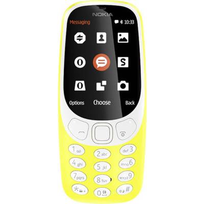 Nokia 3310 Dual SIM mobiltelefon Sárga