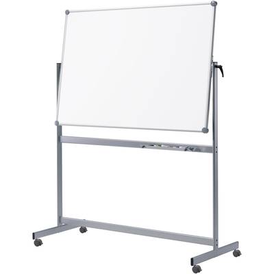 Maul Hordozható fehér tábla MAULpro, Emaille (Sz x Ma) 210 cm x 100 cm Fehér zománccal bevont Forgatható, Mindkét oldala