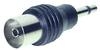 Jack - RCA átalakító adapter (3.5 mm mono Jack dugó - Koax aljzat) fekete színű Tru Components 1559823