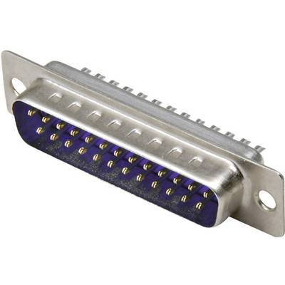 BKL Electronic 10120001 D-SUB dugó 180 ° Pólusszám: 15 Forrasztókehely 1 db