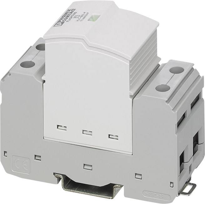 Szürke-fehér elektronikus elosztószekrény több csatlakozóval, DIN-sínre szerelhető.