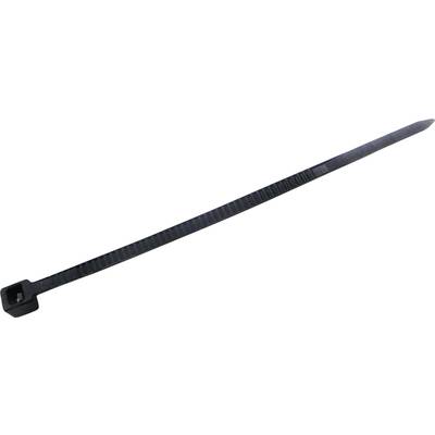Kábelkötegelő 1,9 x 200 mm, Tru Components, fekete, 100 db