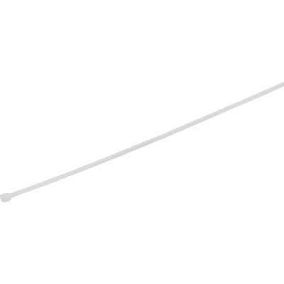 Kábelkötegelő 2.3 x 180 mm, Tru Components, fehér, 100 db
