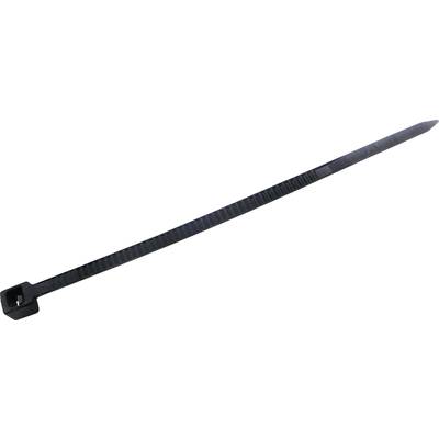 Kábelkötegelő 2.5 x 80 mm, Tru Components, fekete, 100 db