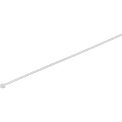 Kábelkötegelő 2.5 x 200 mm, Tru Components, fehér, 100 db