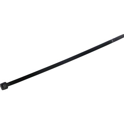 Kábelkötegelő 3.6 x 370 mm, Tru Components, fekete, 100 db