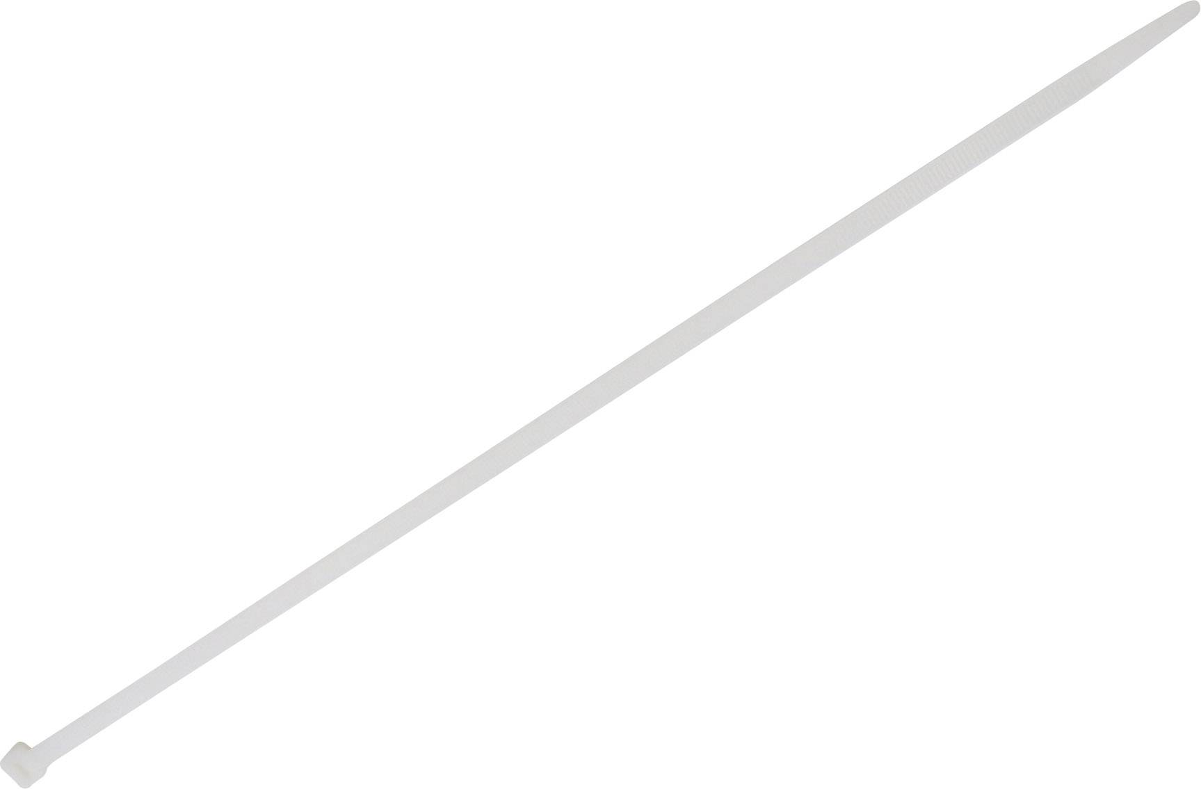 Kábelkötegelő 8.8 x 500 mm, Tru Components, fehér, 100 db