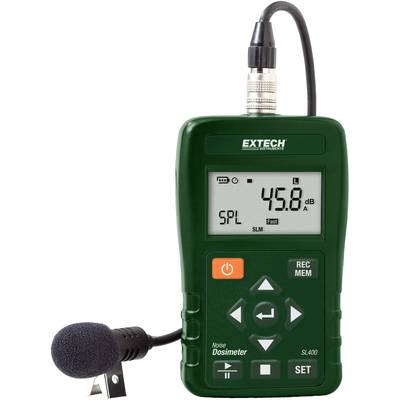 Extech SL400 Zajszintmérő  Adatgyűjtő 30 - 143 dB 20 Hz - 8 kHz