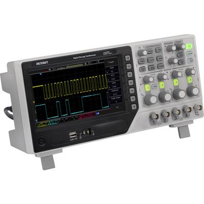 VOLTCRAFT DSO-1254E Digitális oszcilloszkóp 250 MHz 4 csatornás 1 GSa/mp 64 kpts 8 bit Digitális memória (DSO) 1 db-5
