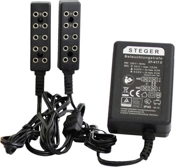 Kahlert Licht 60976 Világítás trafó 230 V Elosztóval
