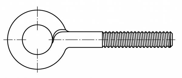 <br>  TOOLCRAFT<br>  Menetes szemek, 48-as típus<br>  (Ø x H) 4 mm x 20 mm<br>  Acél, galvanikusan horganyozott<br>  M4<br>  Szem átmérő 4 mm<br>  100 db<br>