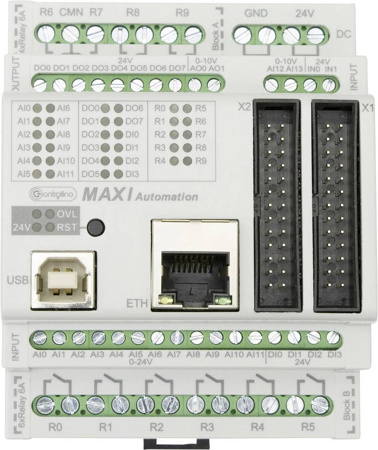 SPS/PLC vezérlőegység 24 V, Controllino MAXI Automation 100-101-00