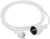 HAWA 1008292 Áram Hosszabbítókábel 16 A Fehér 7.00 m H05VV-F 3G 1,5 mm²