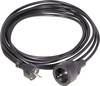 HAWA 1008293 Áram Hosszabbítókábel 16 A Fekete 3.00 m H05VV-F 3G 1,5 mm²
