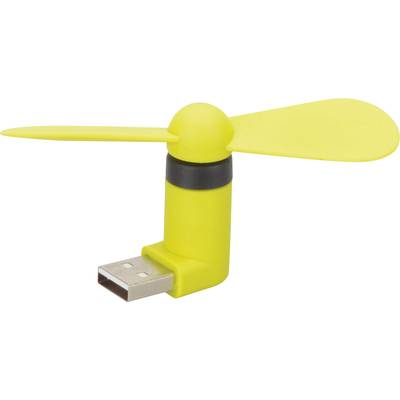 Mini ventilátor, USB-vel, 43x88x20 mm, Herbert Richter