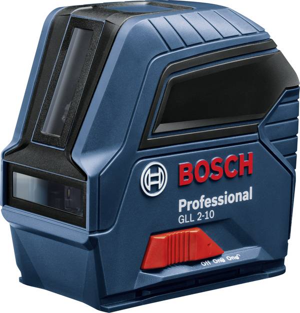 Bosch Professional GLL 2-10 Vonallézer  Önszintező, Táskával Hatótáv (max.): 10 m