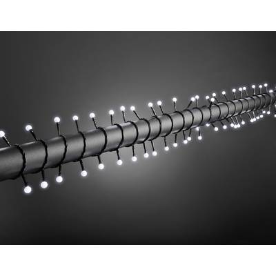 Konstsmide 3695-207 Mini fényfüzér  Kültérre EEK: F (A - G) Hálózatról üzemeltetett Fényforrások száma 160 LED Hidegfehé