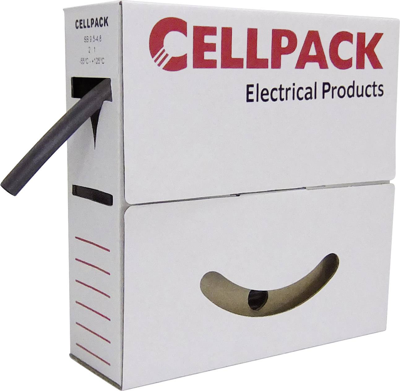 CellPack 127071 Zsugorcső ragasztó nélkül Fehér 9.50 mm 4.80 mm Zsugorodási arány:2:1 10 m