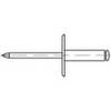 TOOLCRAFT 160168 Nyitott végű szegecs (Ø x H) 4.8 mm x 10 mm Alumínium Acél 250 db