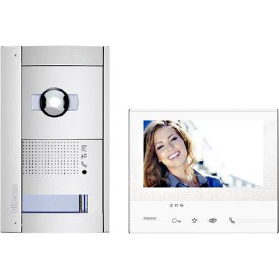 Legrand 365.811 Videó kaputelefon 2 drótos, WLAN 2 db vezetékes átvivő, Tápegység, Komplett készlet 1 családiház Fehér