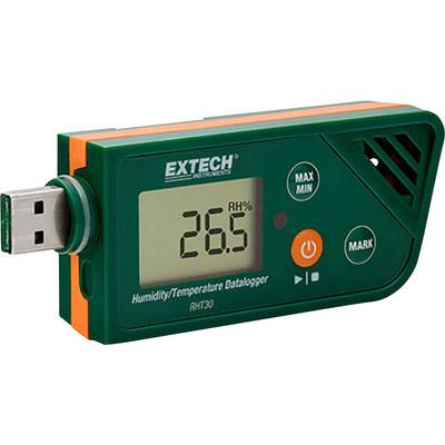 USB-s levegő hő- és páratartalom mérő adatgyűjtő -30...+70°C 0,1...99,9% Extech RHT30